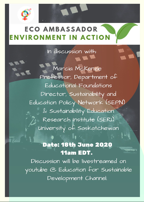 Eco Ambassador Poster on event